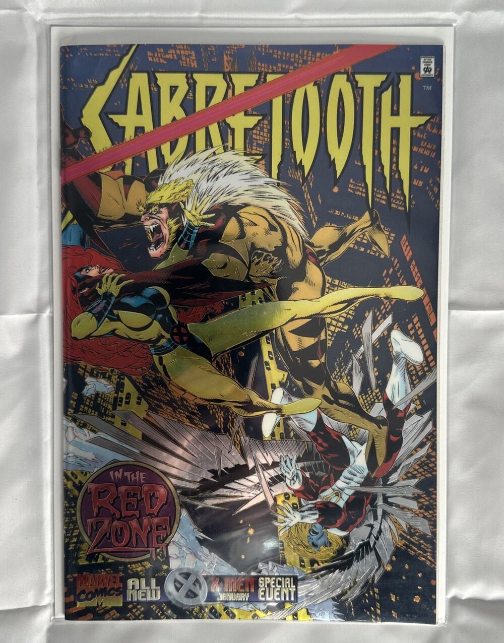Sabretooth Special Vol. 1 #1 Jan 1995 Chrome Foil-Wrap Cover Marvel NM